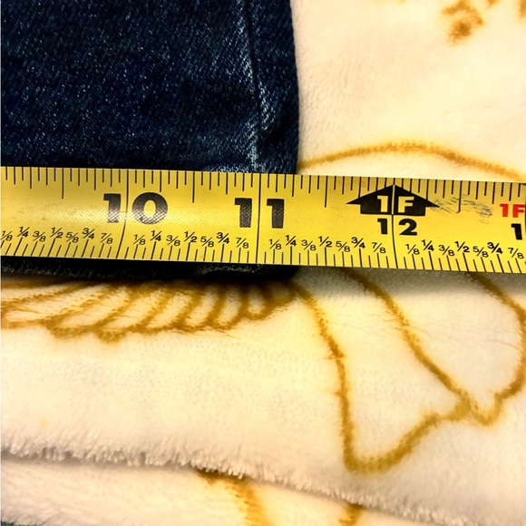 NWT Nine West Ladies Wide Leg Silver Detail Jeans ( Dark Wash) 8 - Picture 7 of 15